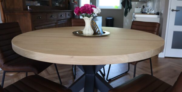 Eettafel rond 145Ø - Afbeelding 4