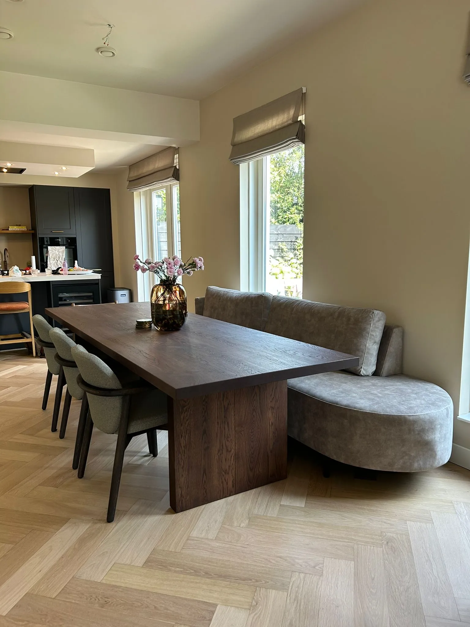 Geschuurde tafel met Rubio Monocoat.